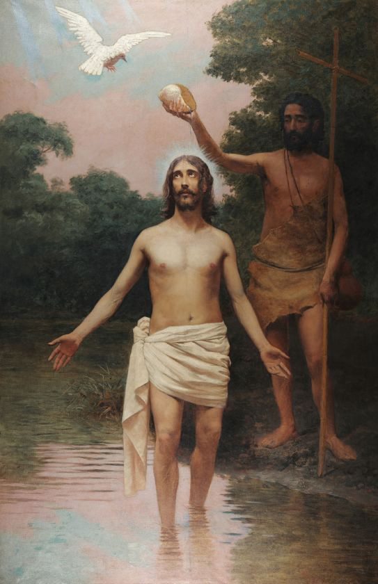 "The Baptism of Christ," Jose Ferraz de Almeida Júnior, 1895.