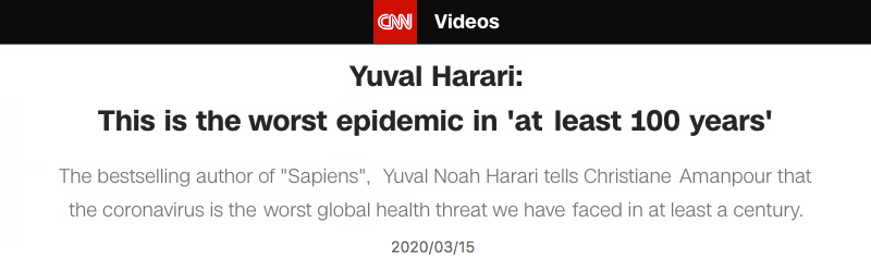 CNN Videos - Yuval Harari: This is the worst epidemic in 'at least 100 years'