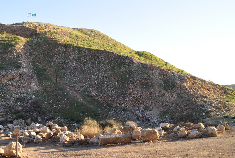 The Assyrian ramp constructed with 3 million stones