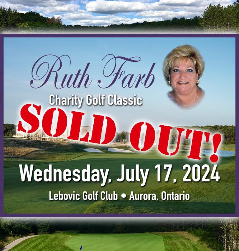 TORONTO – 2024 Annual Ruth Farb Charity Golf Classic: Tee up to fight pancreatic cancer