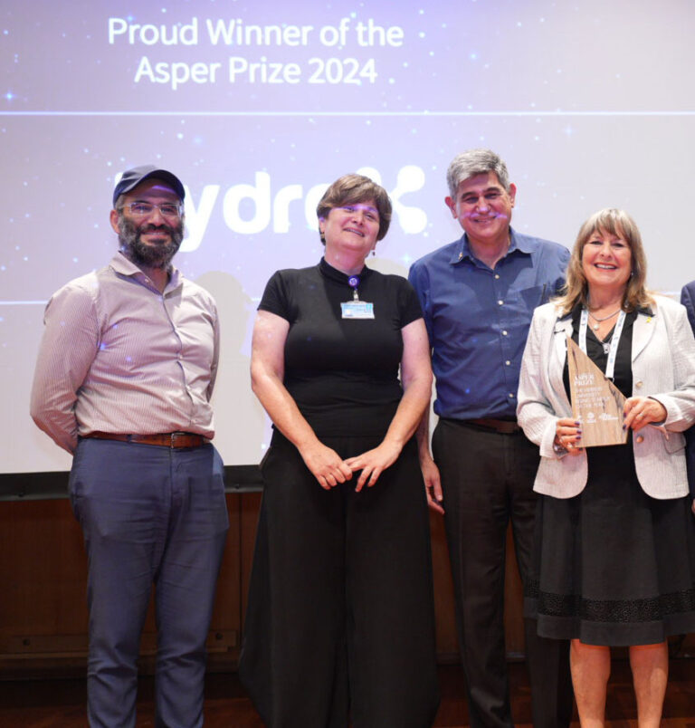 Hebrew U’s Asper Prize awarded to two Start-Ups: GynTools and HydroX each win NIS 100,000 prize