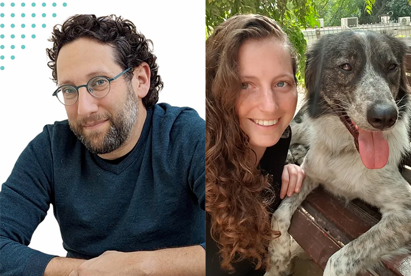 Dr. Judah Koller and doctoral student Shir Rozenblat, Hebrew University