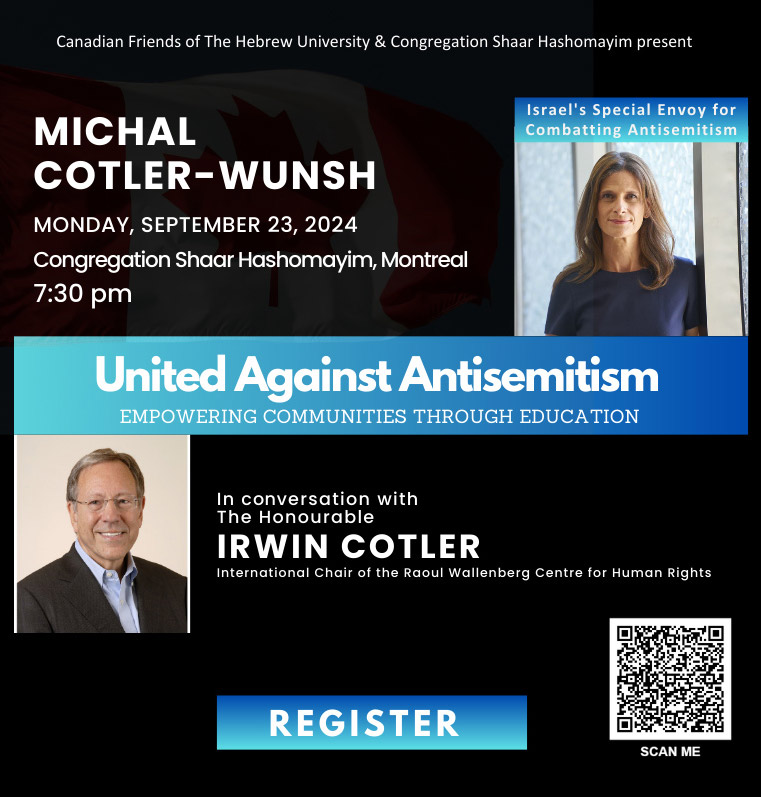 MONTREAL – United Against Antisemitism: Empowering Communities Through Education