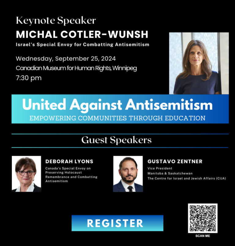 WINNIPEG – United Against Antisemitism: Empowering Communities Through Education